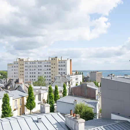 Le Republique I Centre & Vue Lägenhet Brest